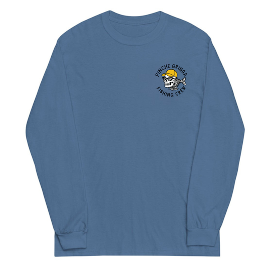 Pinche Gringa Fishing Crew Long Sleeve Shirt