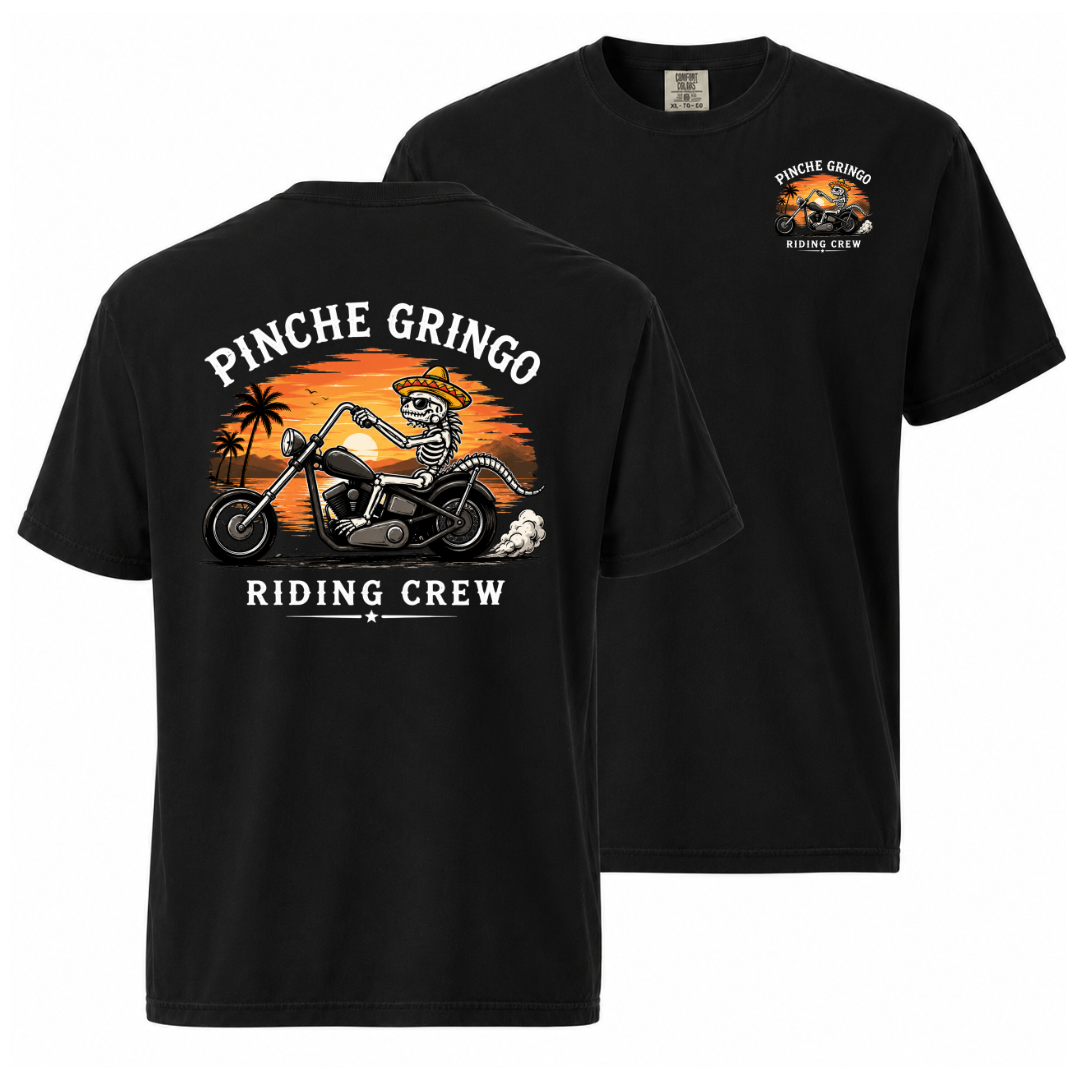 Pinche Gringo Riding Crew Sunset Ride Shirt
