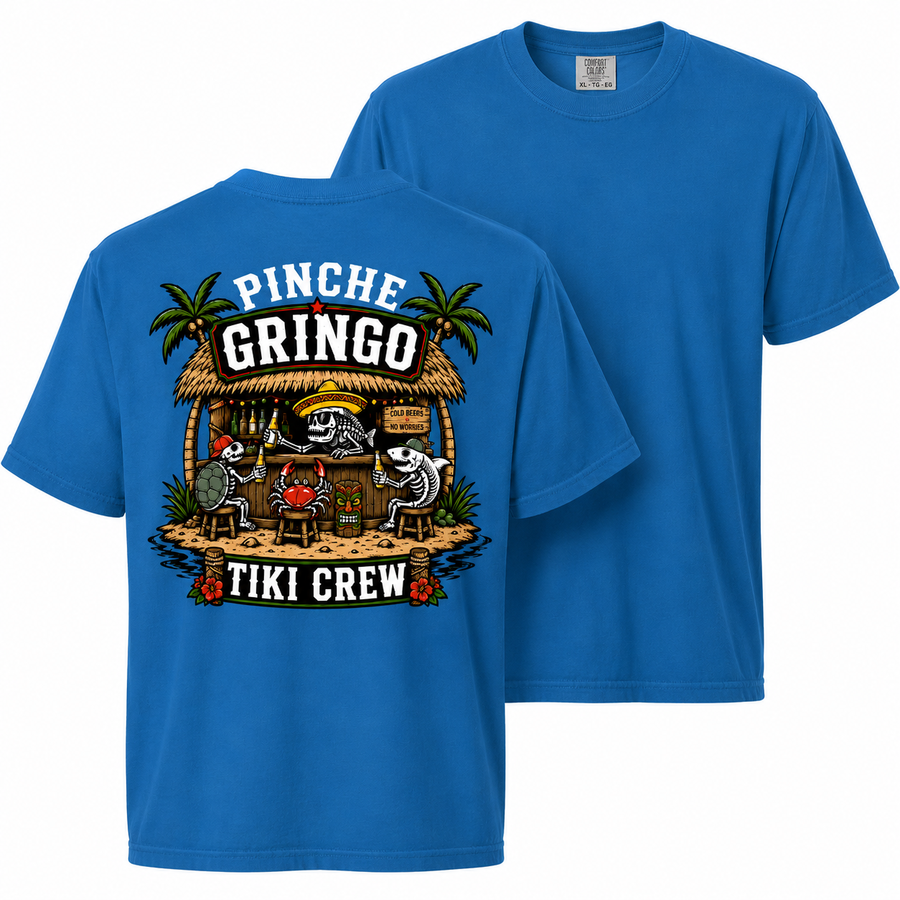 Pinche Gringo Tiki Crew Shirt
