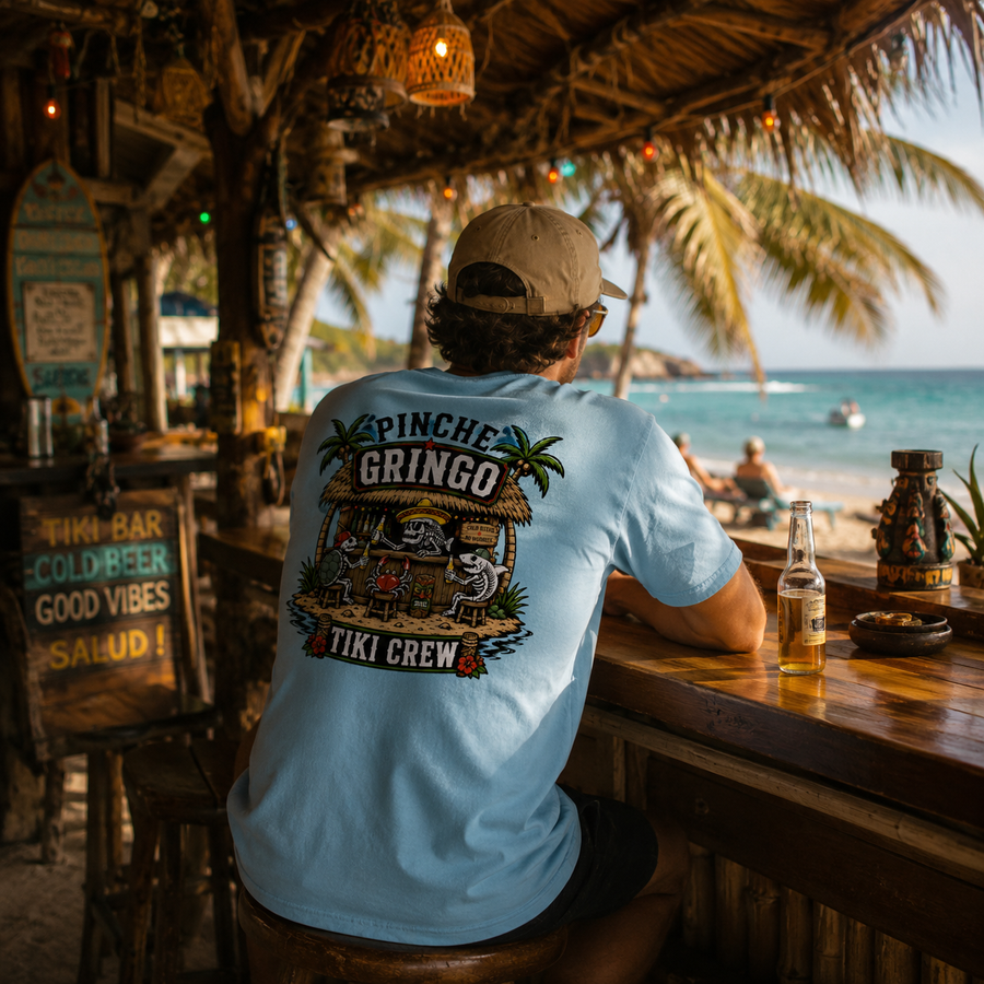 Pinche Gringo Tiki Crew Shirt