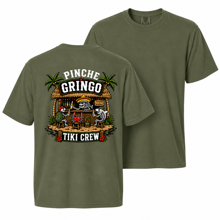 Pinche Gringo Tiki Crew Shirt