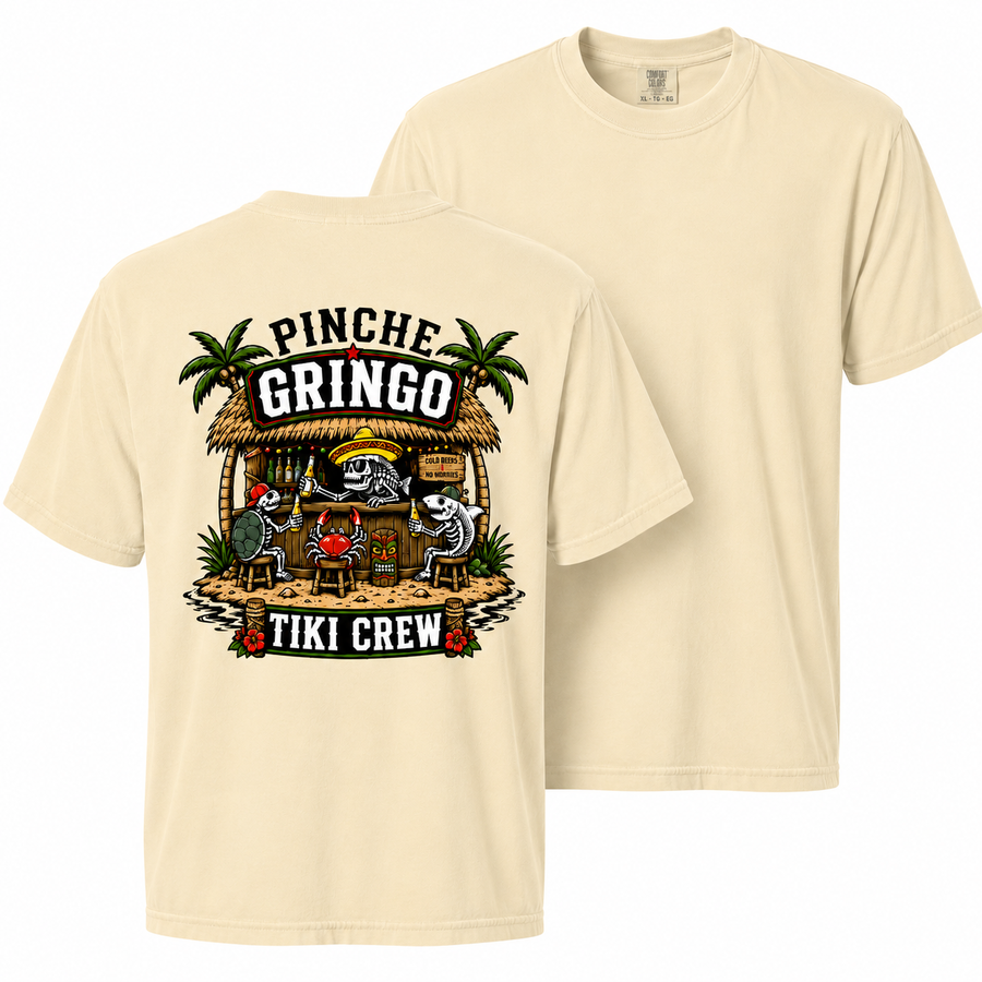Pinche Gringo Tiki Crew Shirt