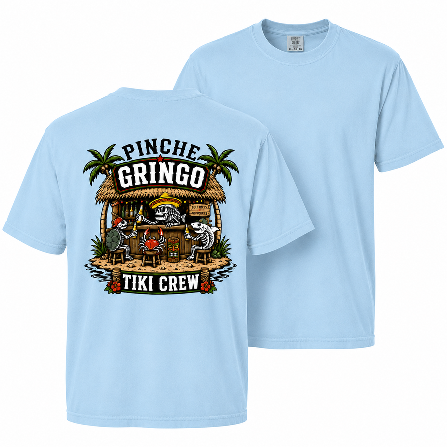 Pinche Gringo Tiki Crew Shirt