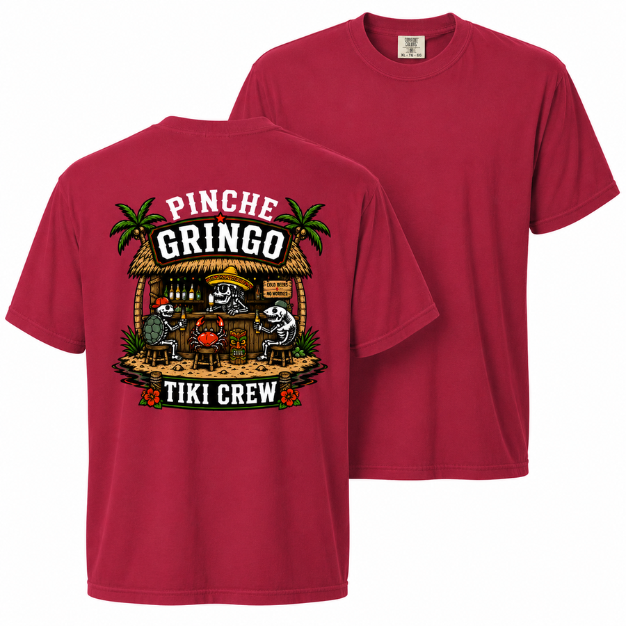 Pinche Gringo Tiki Crew Shirt