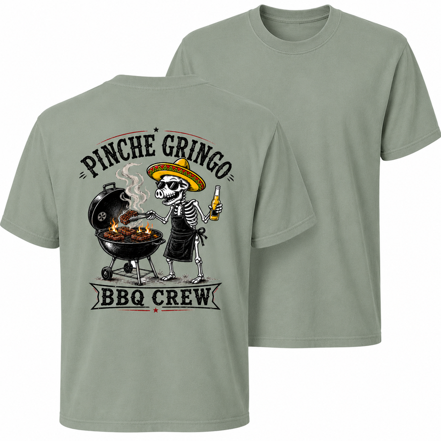 Pinche Gringo BBQ Crew Kettle Grill Shirt