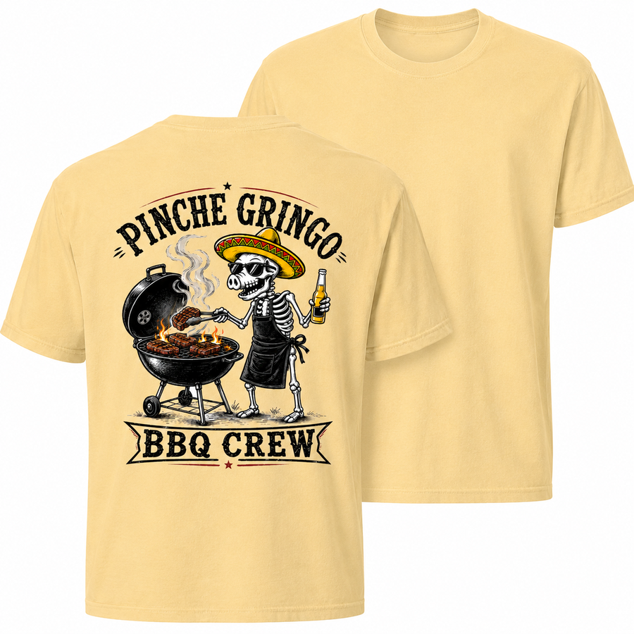 Pinche Gringo BBQ Crew Kettle Grill Shirt