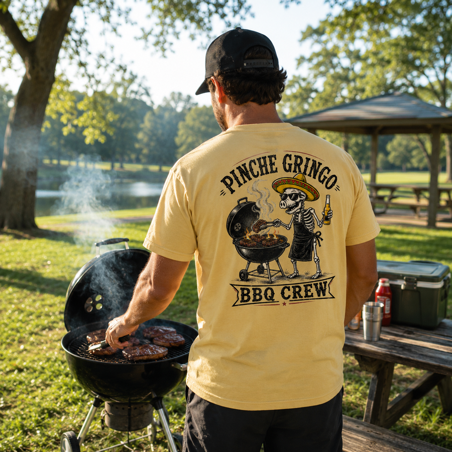 Pinche Gringo BBQ Crew Kettle Grill Shirt