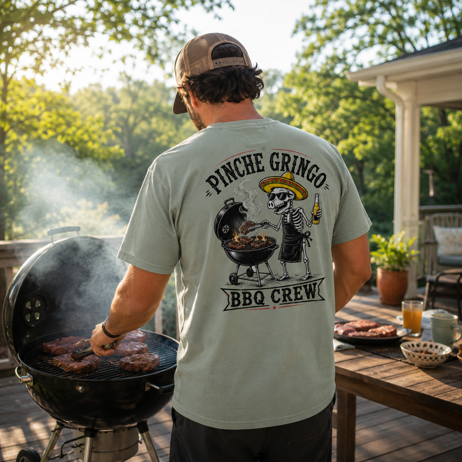 Pinche Gringo BBQ Crew Kettle Grill Shirt