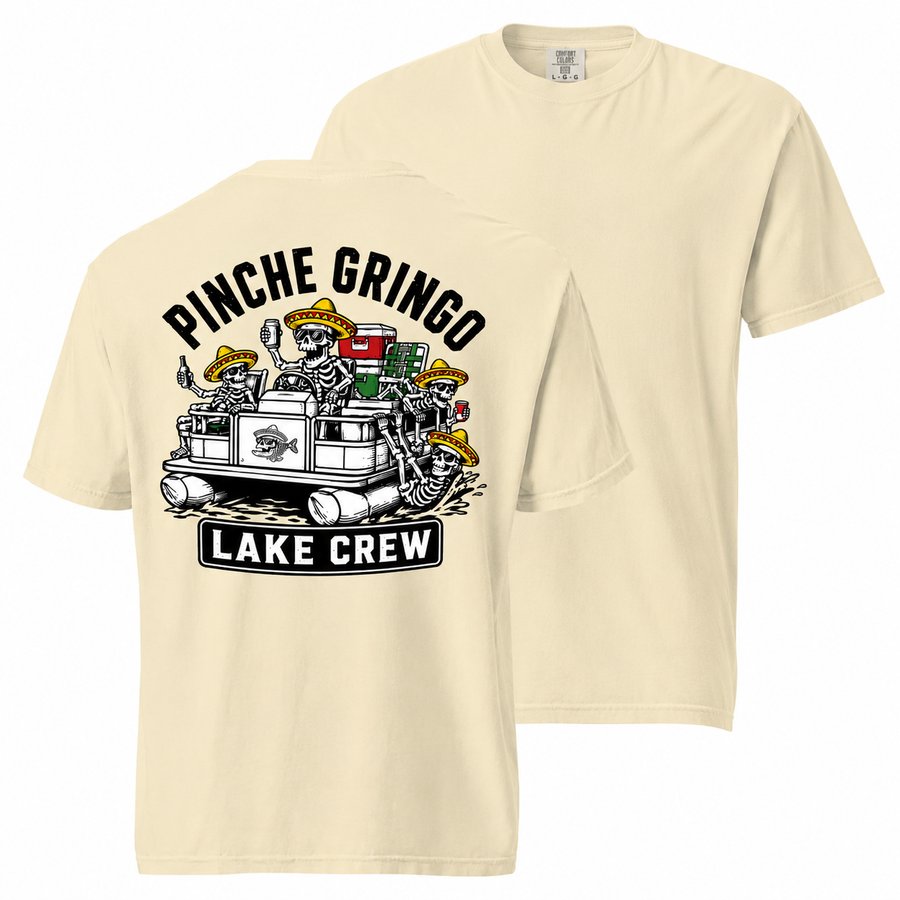 Pinche Gringo Lake Crew Pontoon Shirt