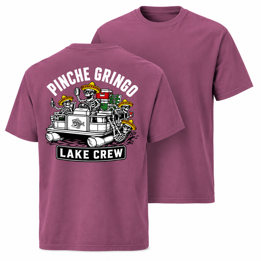 Pinche Gringo Lake Crew Pontoon Shirt