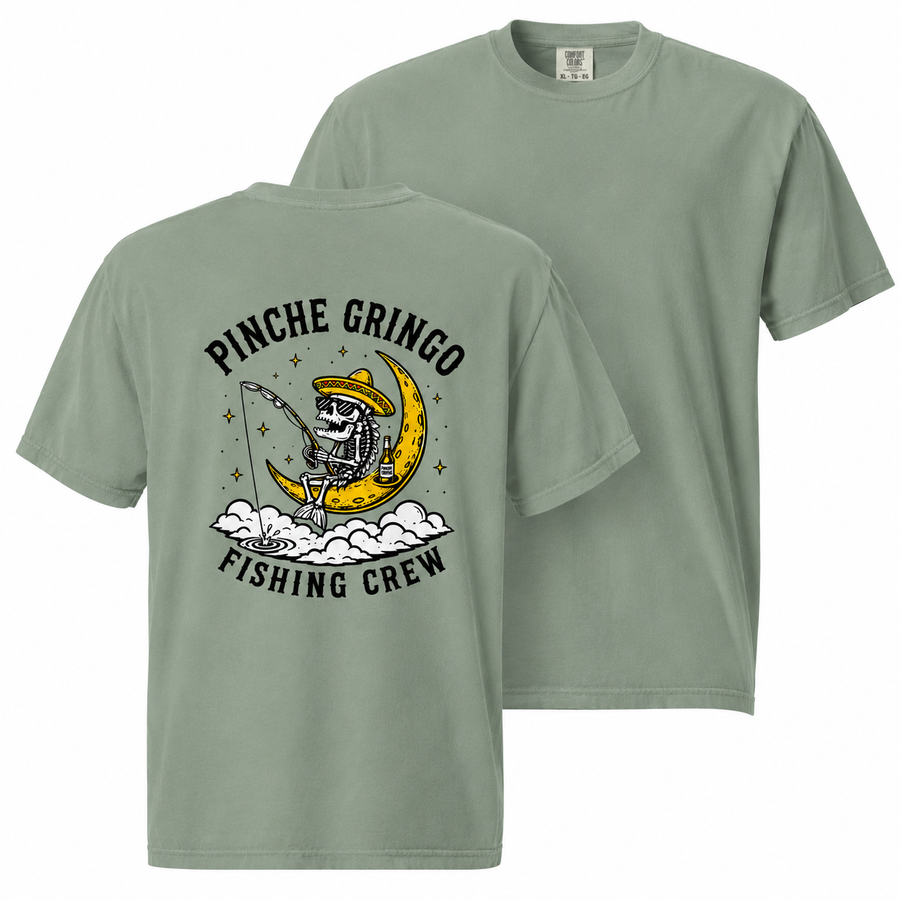 Pinche Gringo Fishing Crew MoonFish Shirt