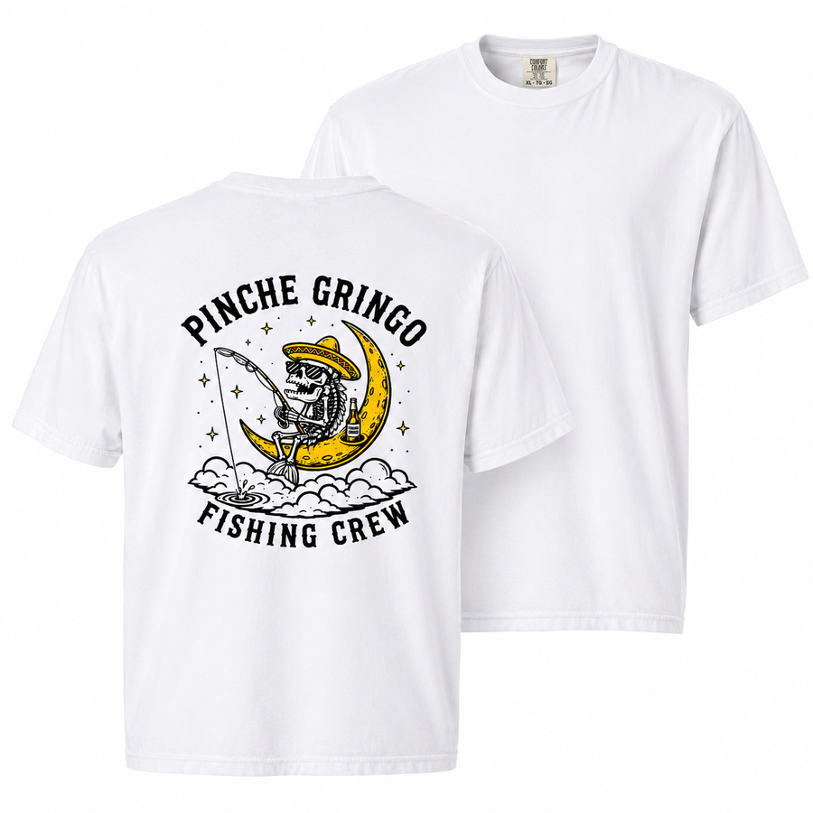 Pinche Gringo Fishing Crew MoonFish Shirt
