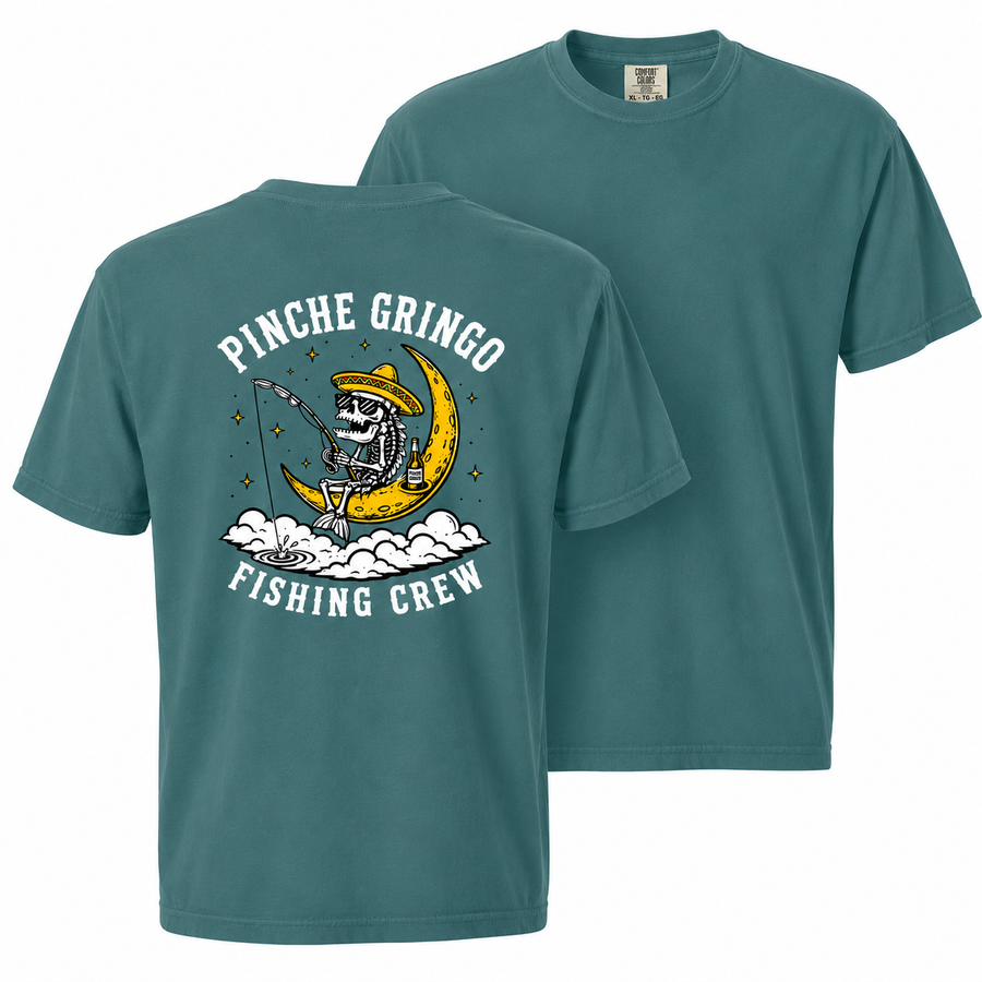 Pinche Gringo Fishing Crew MoonFish Shirt