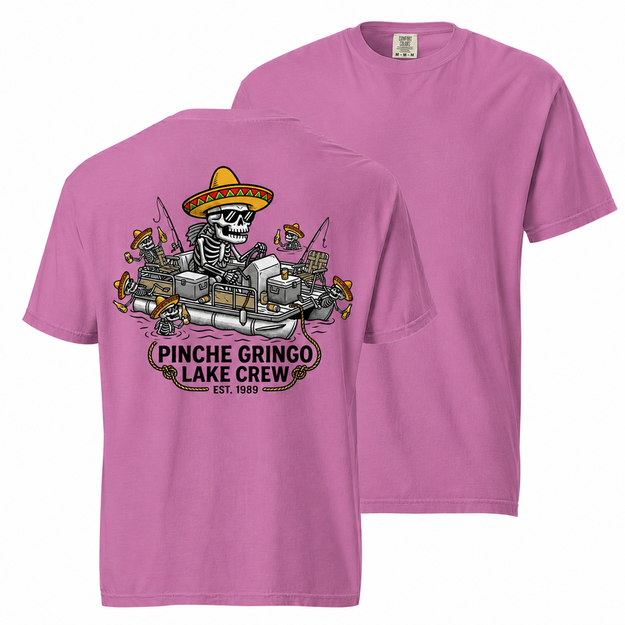 Pinche Gringo Lake Crew Booze Cruise Shirt