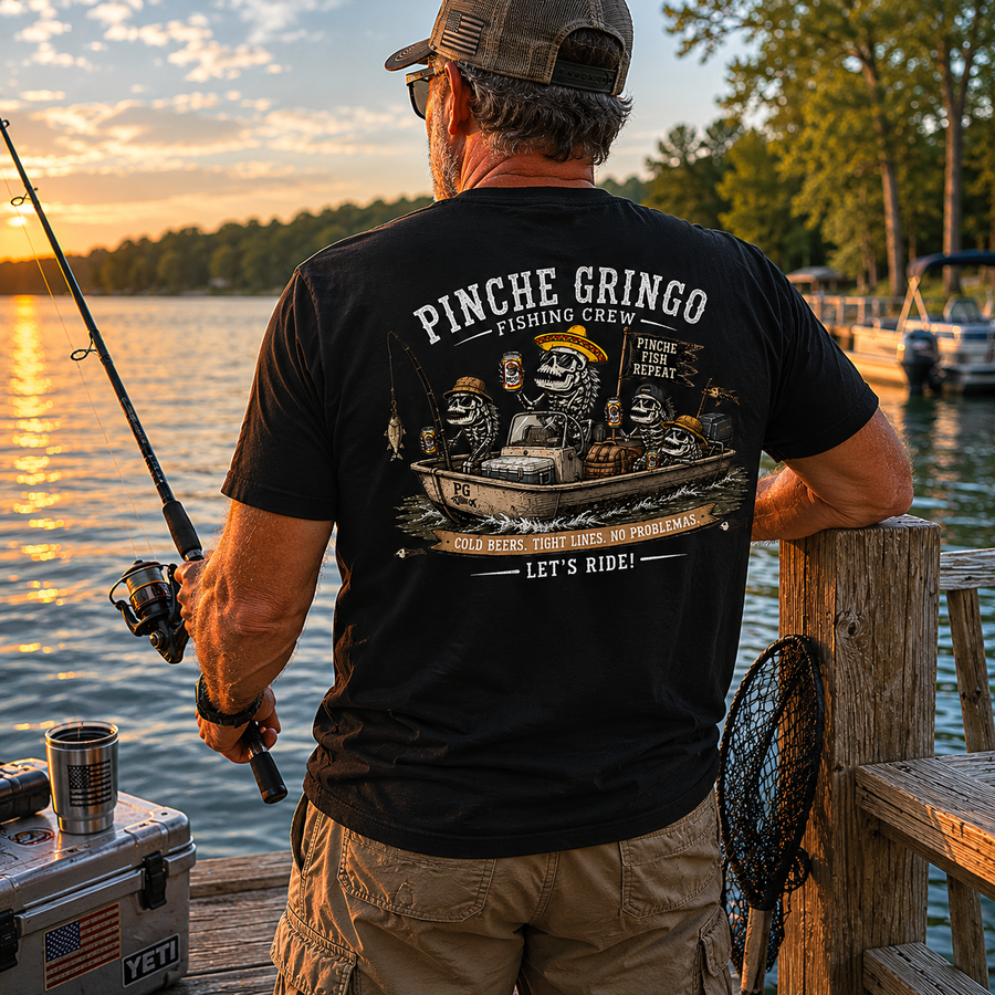 Pinche Gringo Fishing Crew Pinche Fish Shirt