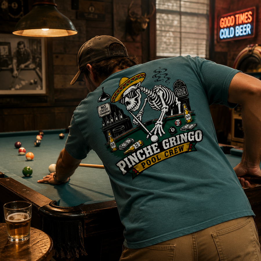 Pinche Gringo Pool Crew Shirt
