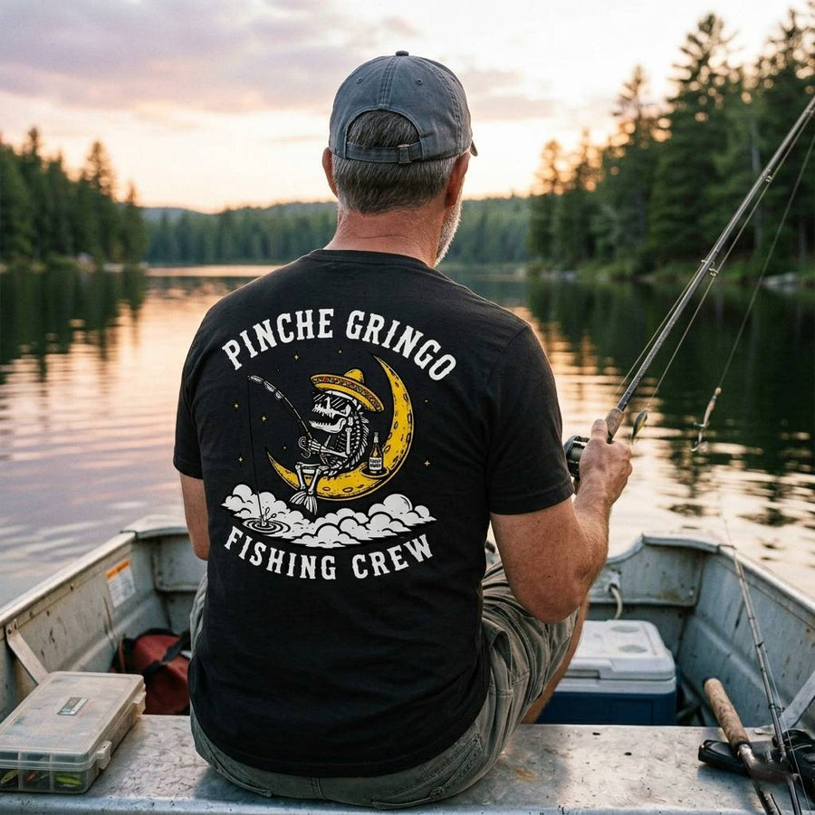 Pinche Gringo Fishing Crew MoonFish Shirt