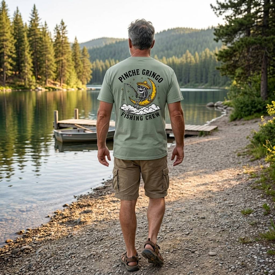 Pinche Gringo Fishing Crew MoonFish Shirt