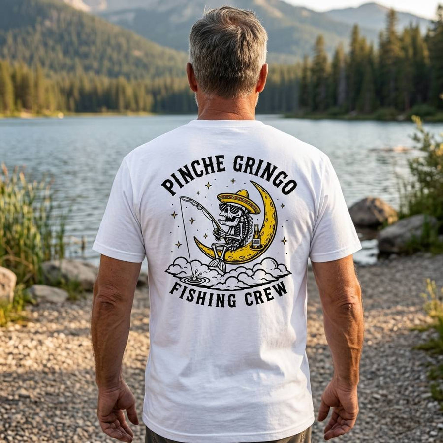 Pinche Gringo Fishing Crew MoonFish Shirt