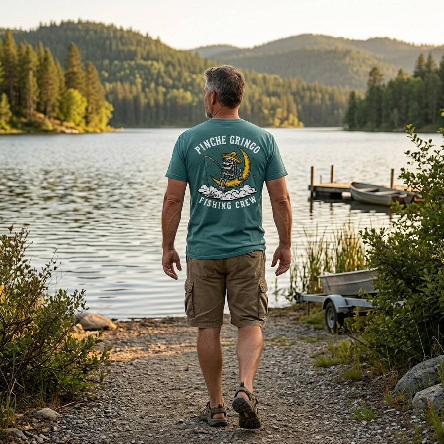 Pinche Gringo Fishing Crew MoonFish Shirt