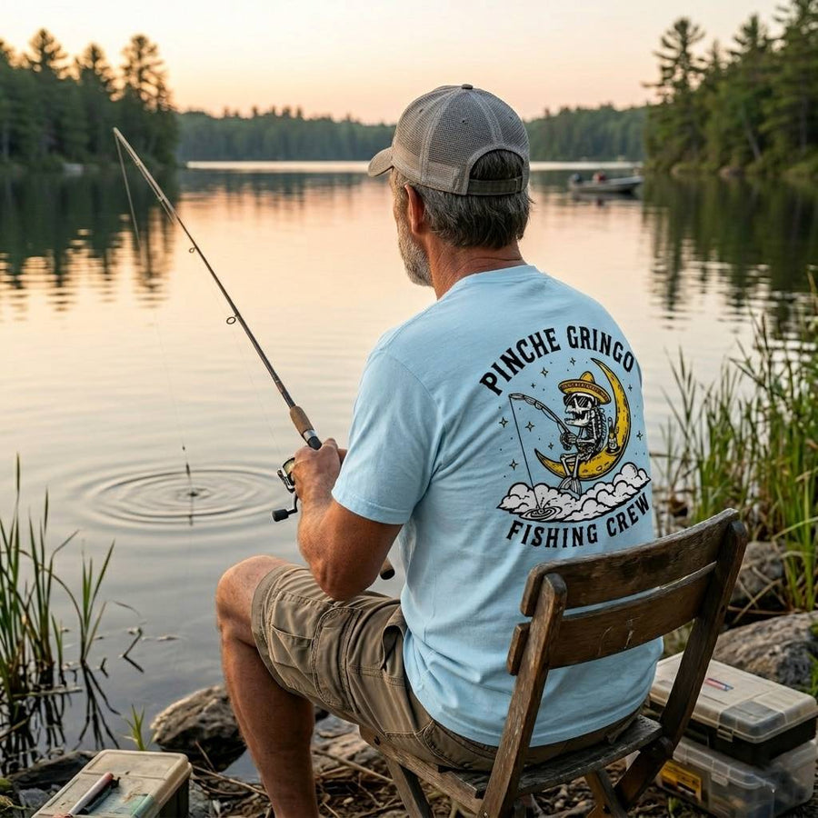 Pinche Gringo Fishing Crew MoonFish Shirt