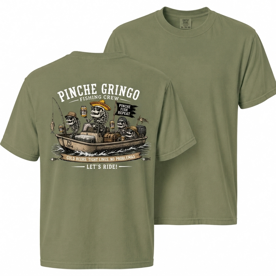 Pinche Gringo Fishing Crew Pinche Fish Shirt