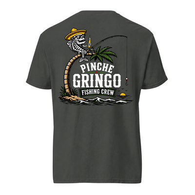 Pinche Gringo Fishing Crew Palm Tree Shirt