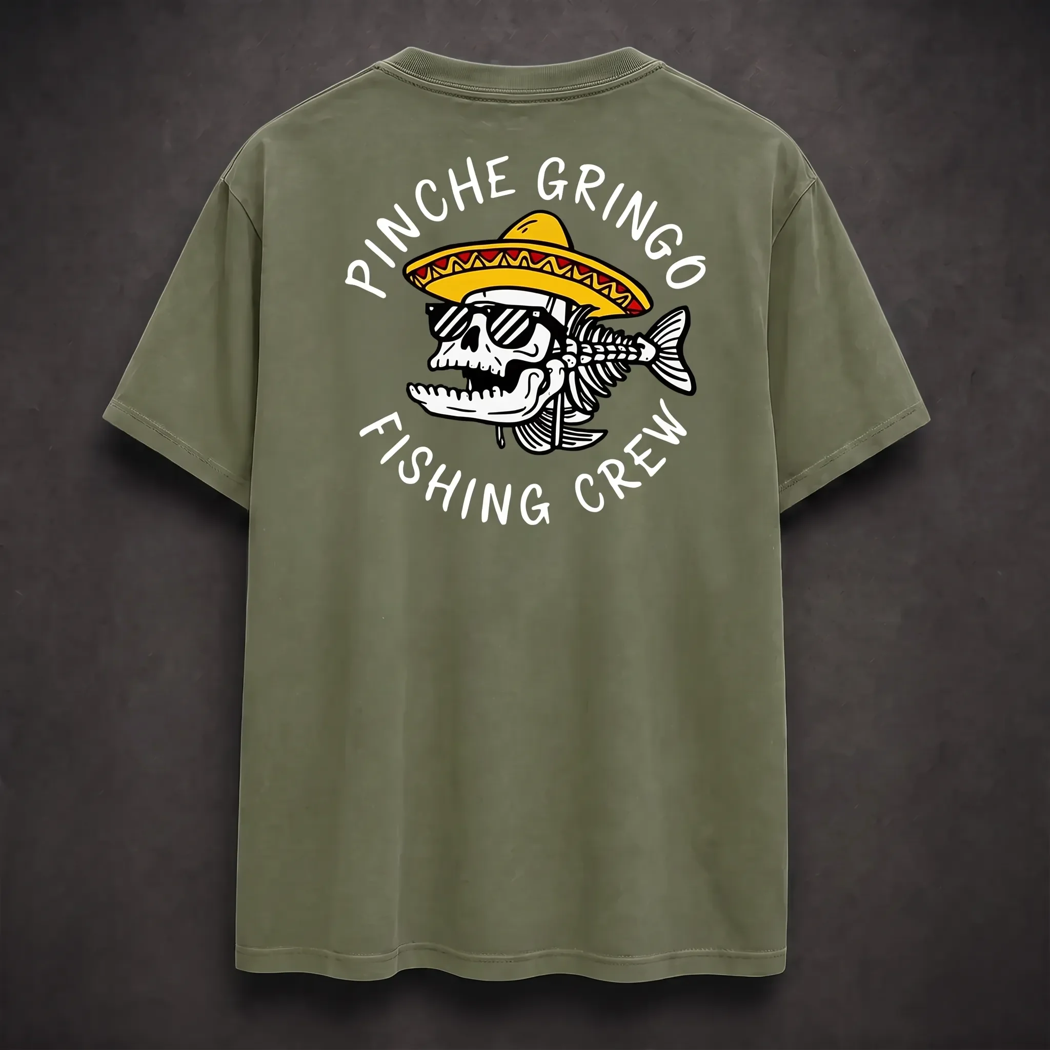 Pinche Gringo Fishing Crew Shirt