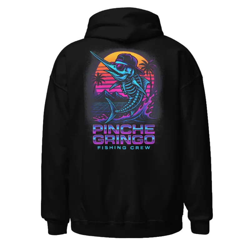 Pinche Gringo 80s Fish Hoodie