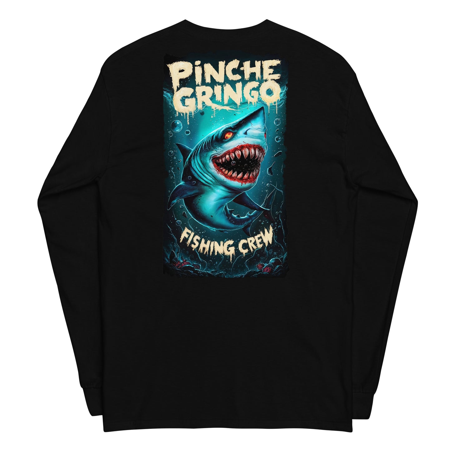 Gringoween Zombie Shark Long Sleeve Shirt