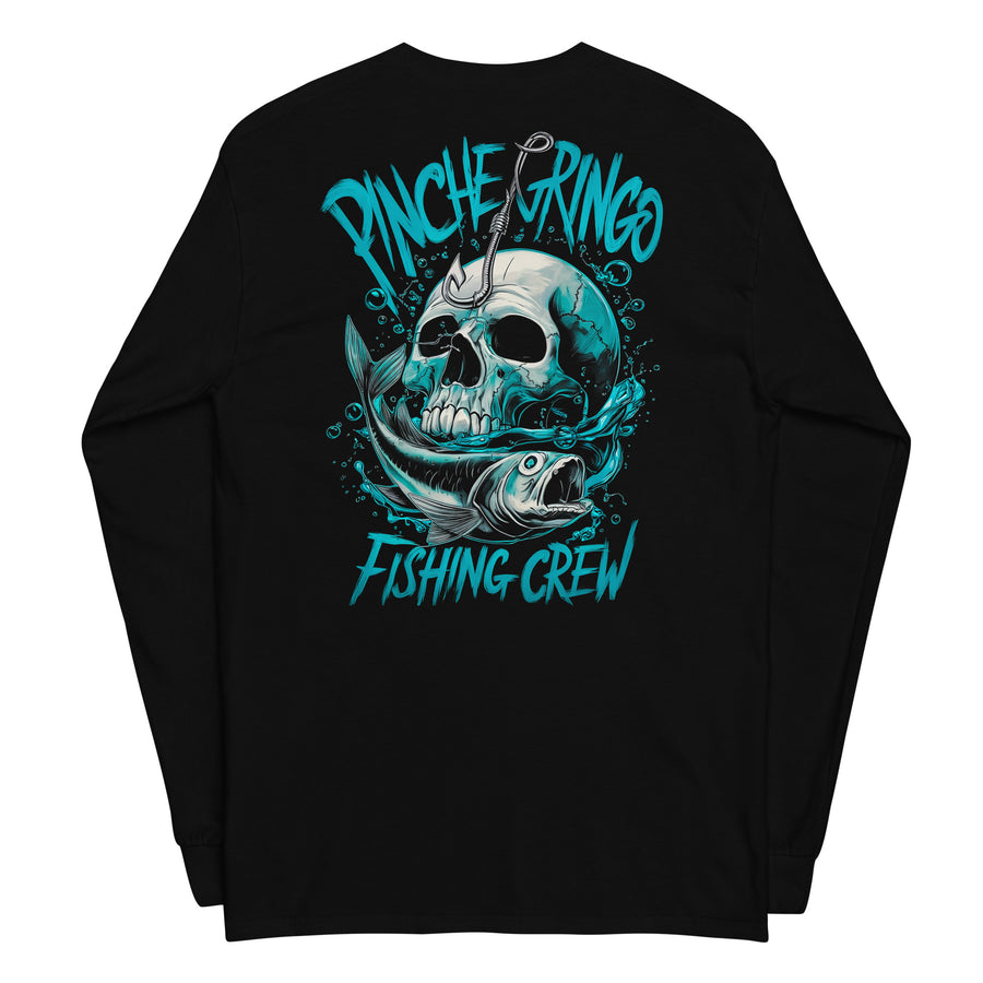 Pinche Gringo Hook & Skull Long Sleeve Shirt