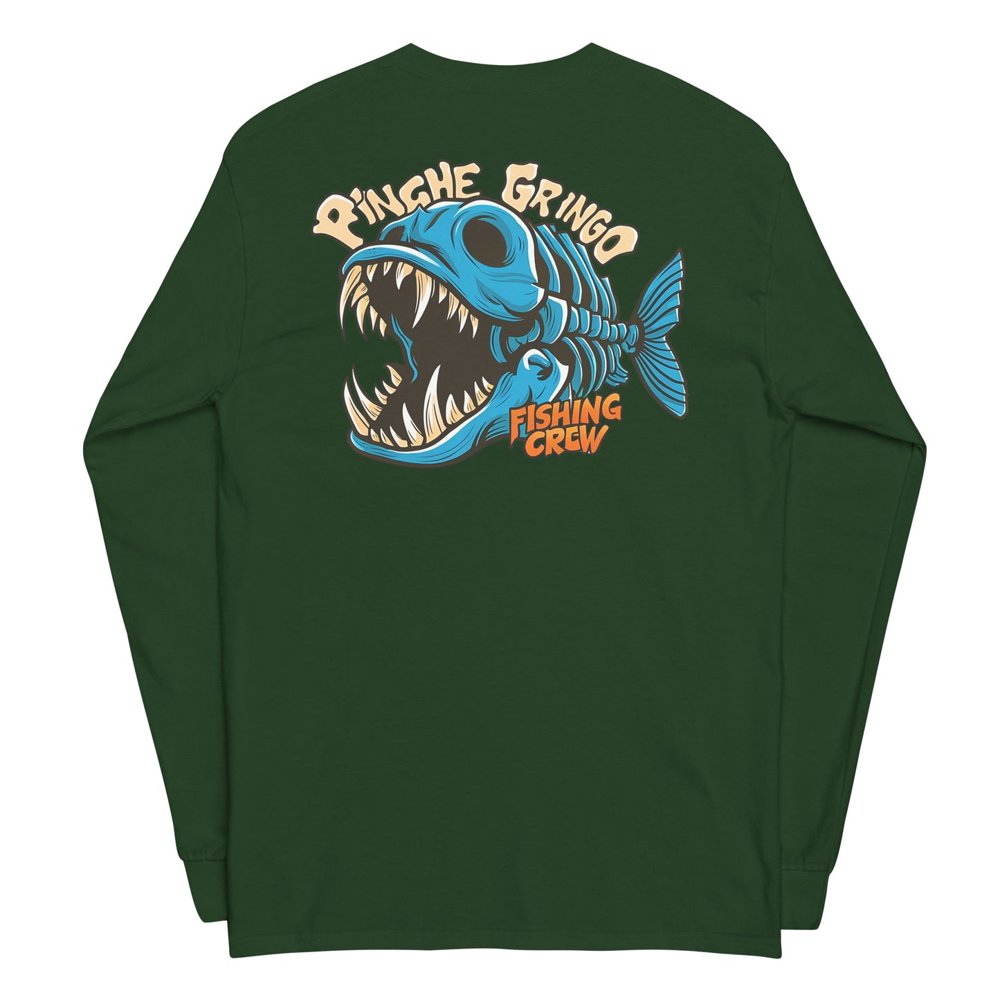 Pinche Gringo Fishing Crew Bonefish Long Sleeve Shirt