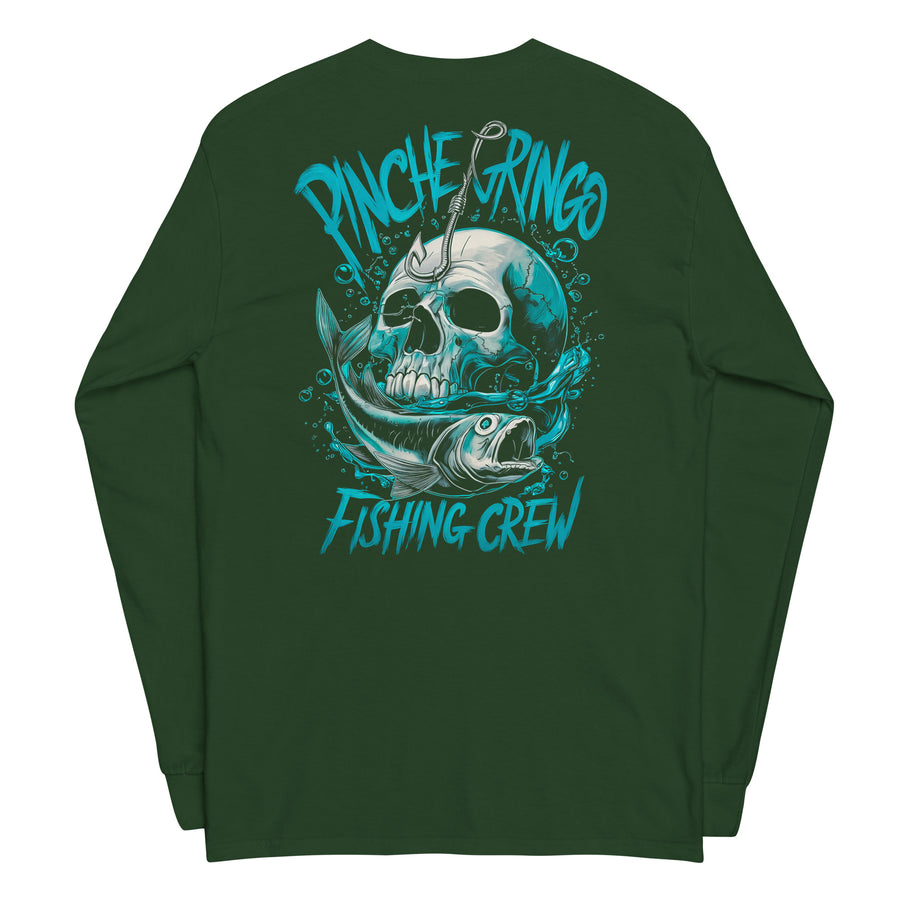 Pinche Gringo Hook & Skull Long Sleeve Shirt
