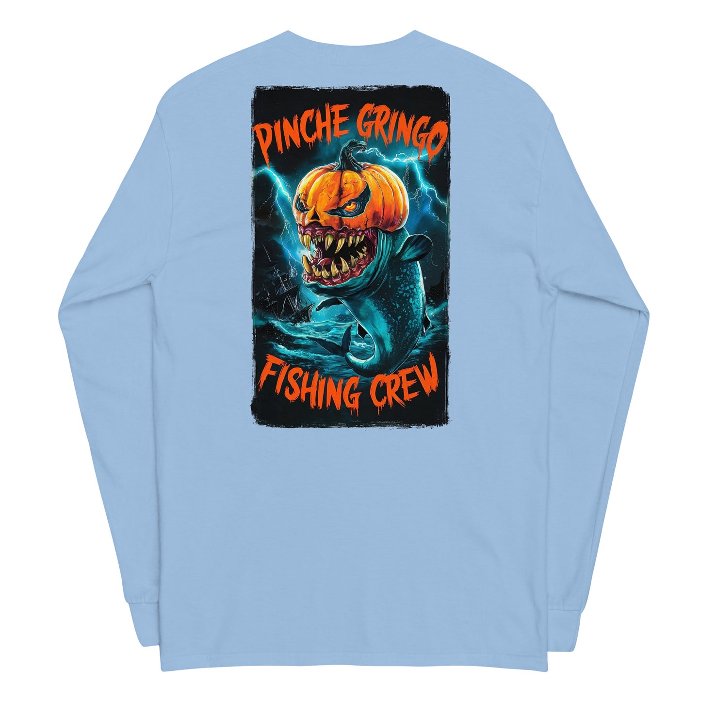 Gringoween Pumpkin Fish Long Sleeve Shirt