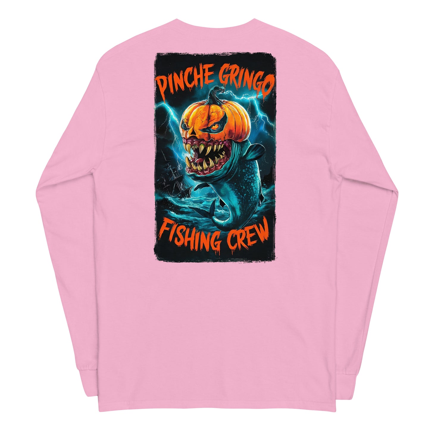 Gringoween Pumpkin Fish Long Sleeve Shirt