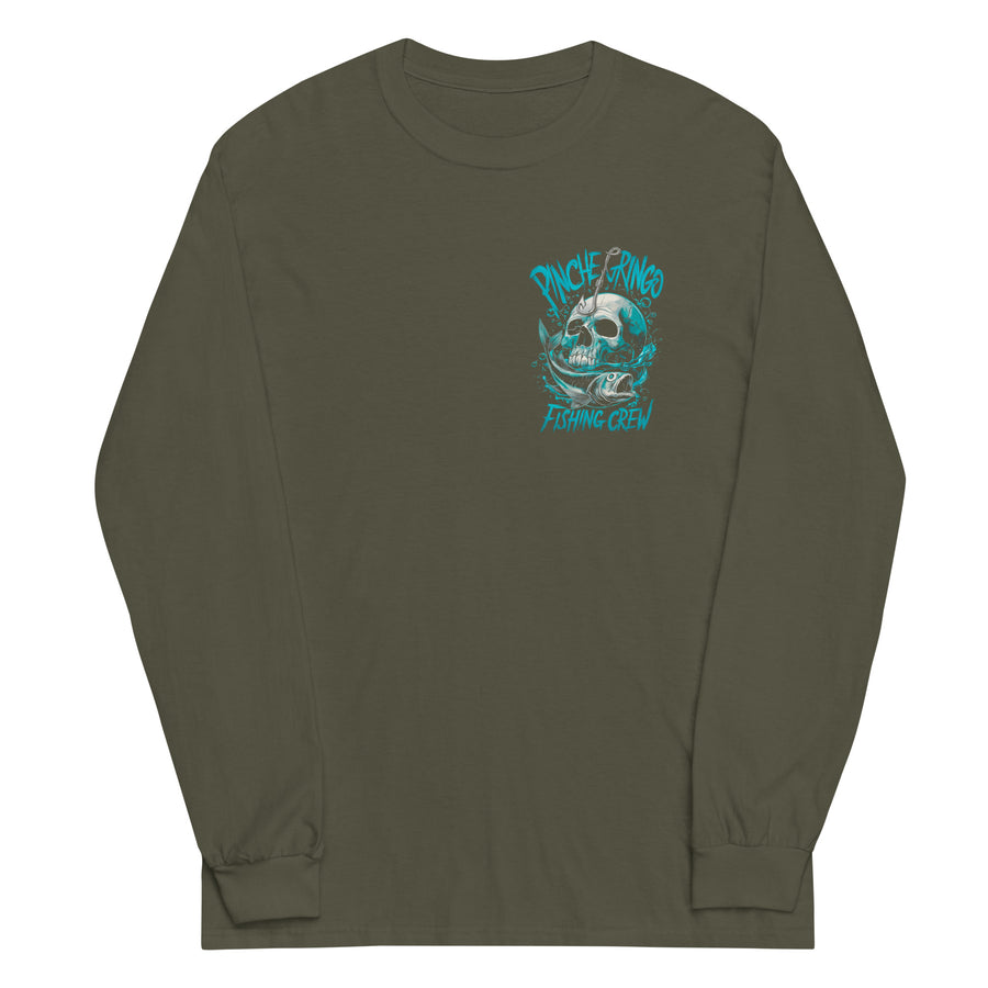 Pinche Gringo Hook & Skull Long Sleeve Shirt