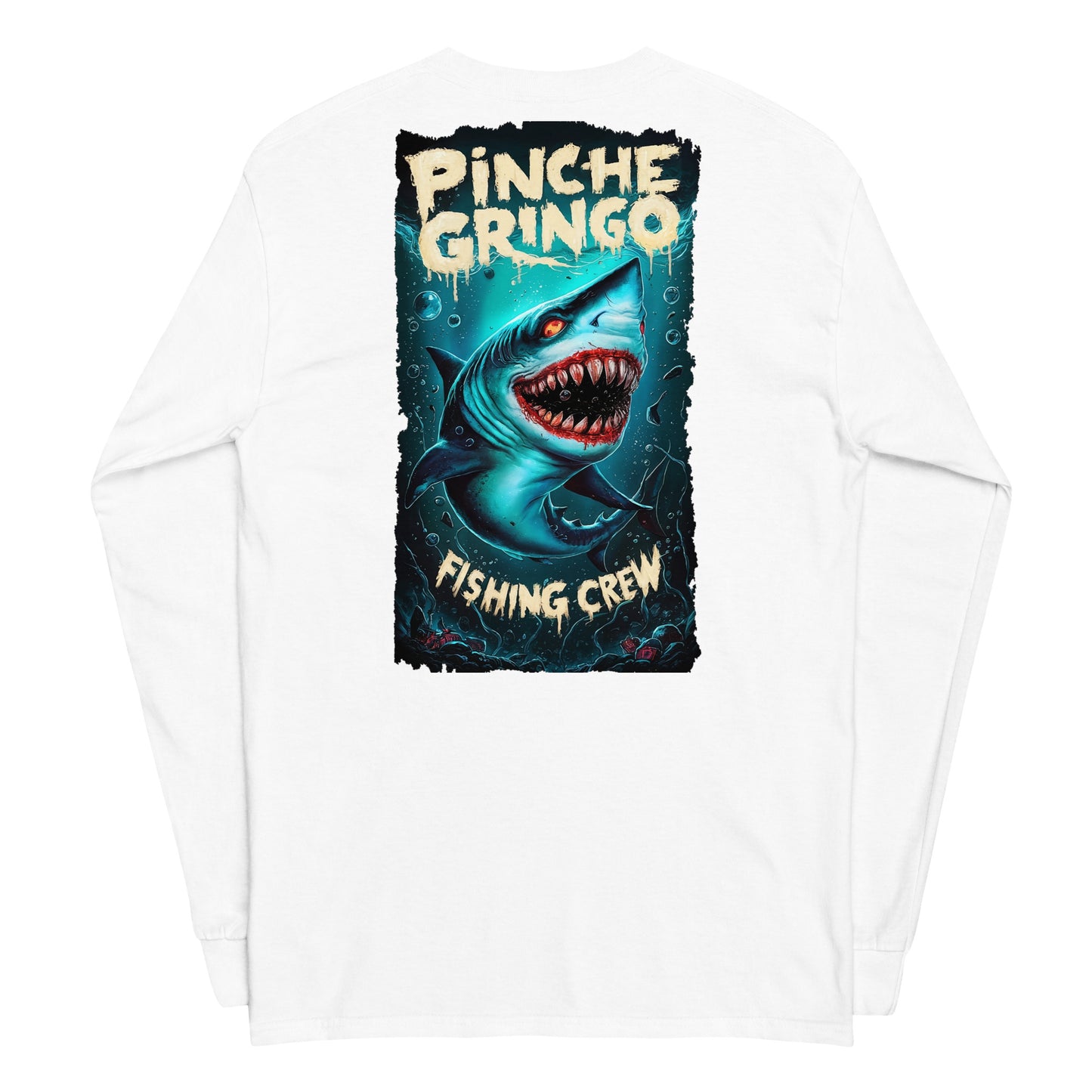 Gringoween Zombie Shark Long Sleeve Shirt