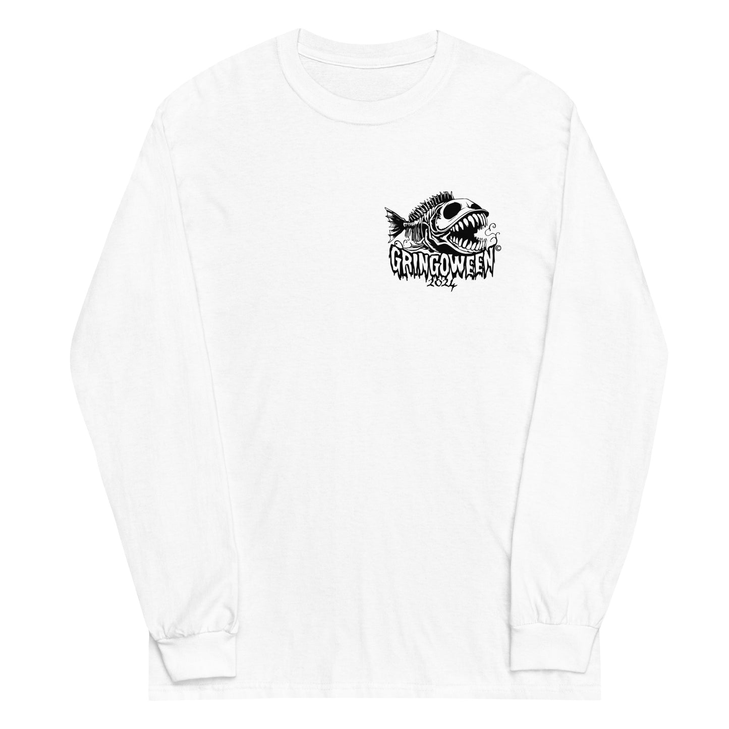 Gringoween Pumpkin Fish Long Sleeve Shirt