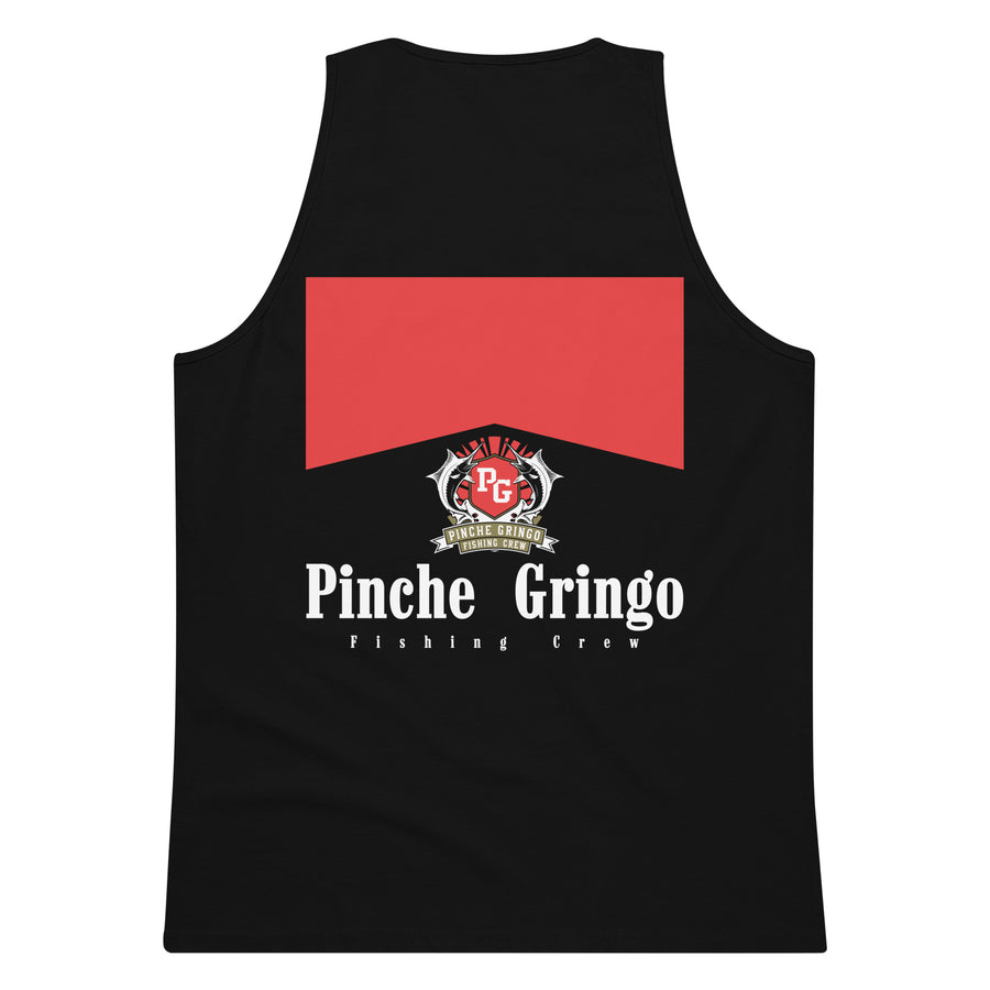 Pinche Gringo Fishing Crew Red Pack Tank