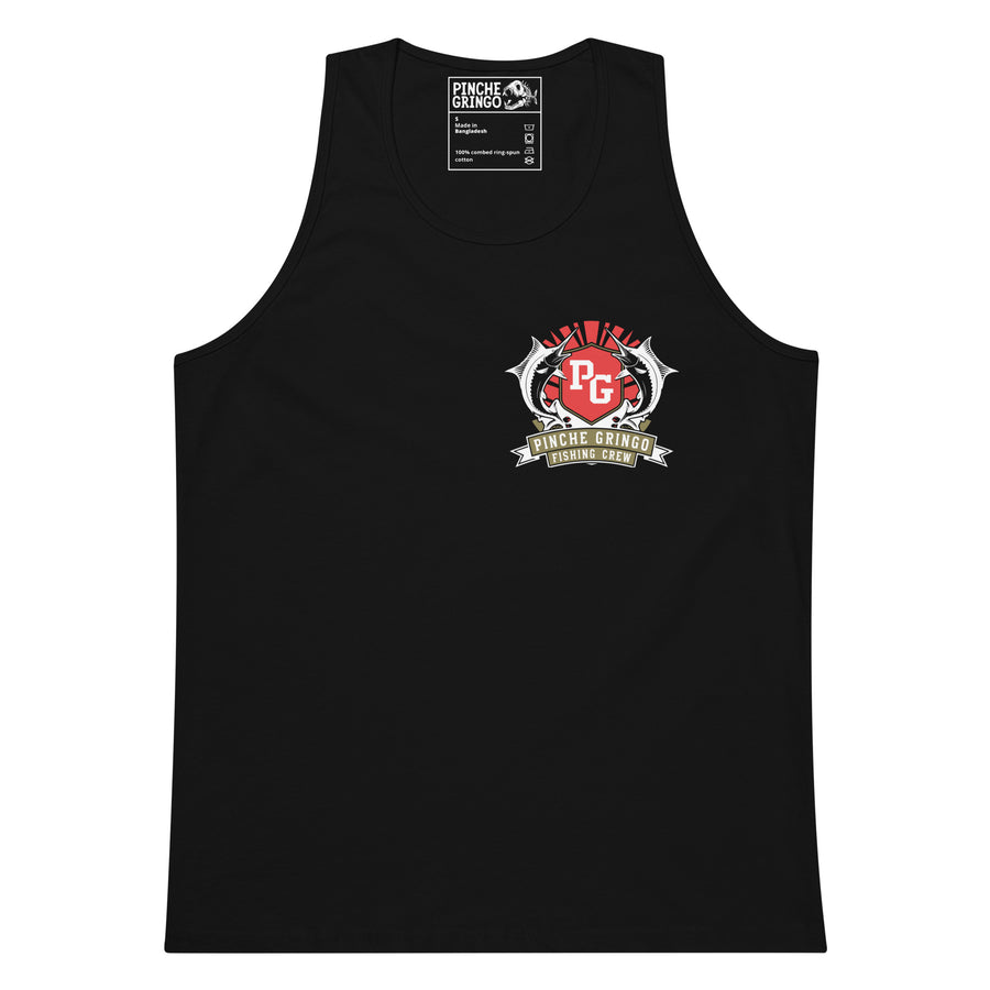 Pinche Gringo Fishing Crew Red Pack Tank
