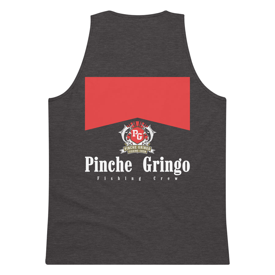 Pinche Gringo Fishing Crew Red Pack Tank