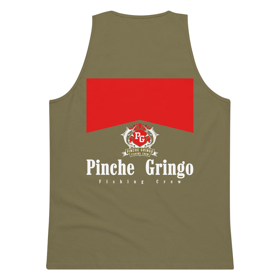 Pinche Gringo Fishing Crew Red Pack Tank