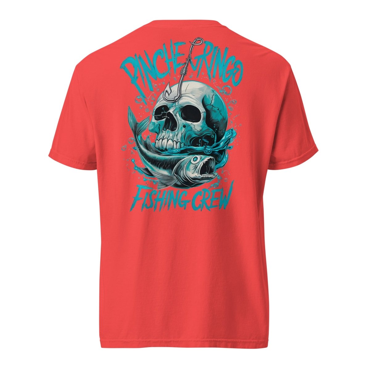 Pinche Gringo Fishing Crew Hook and Skull Shirt - Pinche Gringo