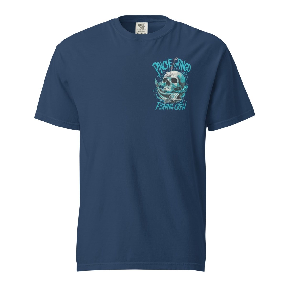 Pinche Gringo Fishing Crew Hook and Skull Shirt - Pinche Gringo