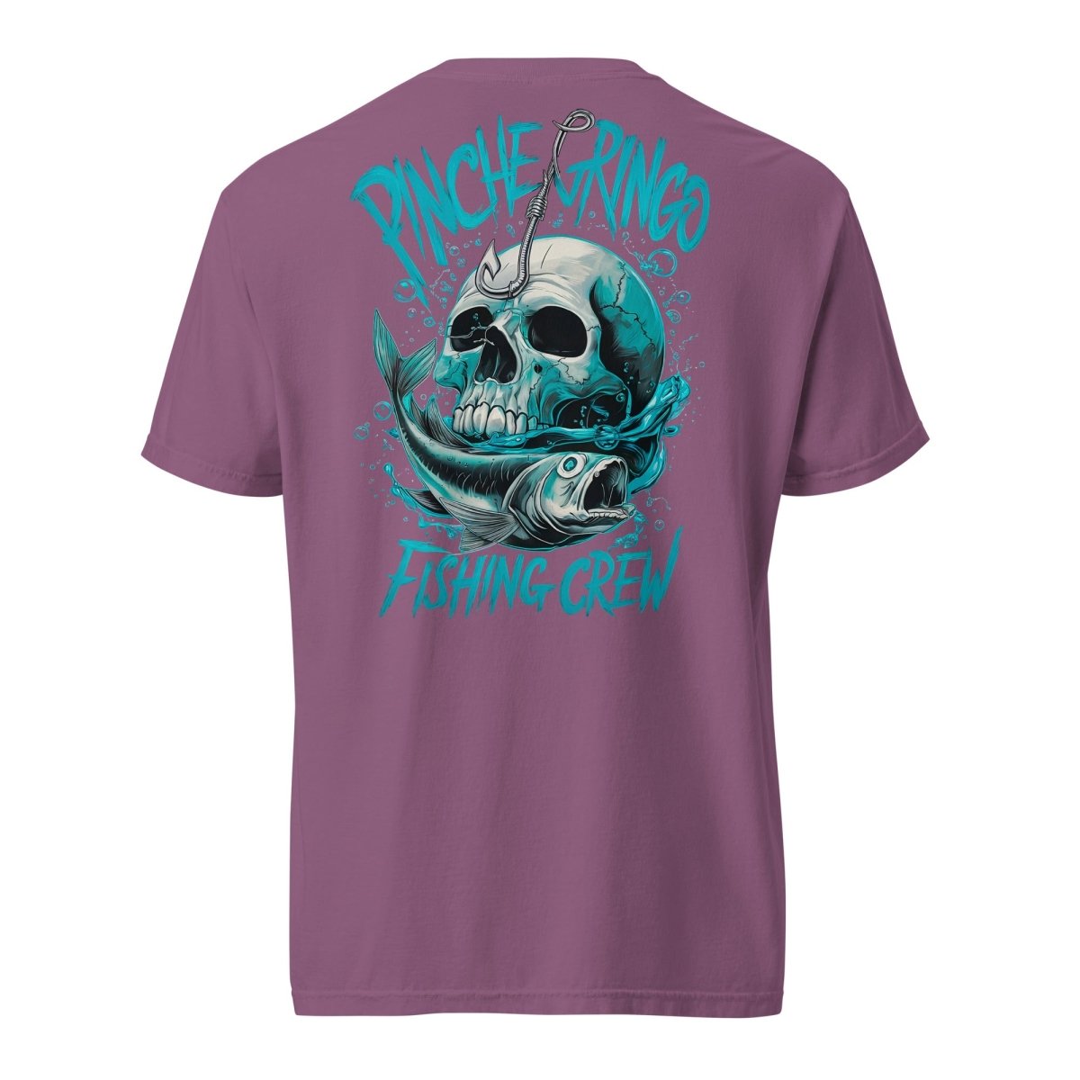 Pinche Gringo Fishing Crew Hook and Skull Shirt - Pinche Gringo