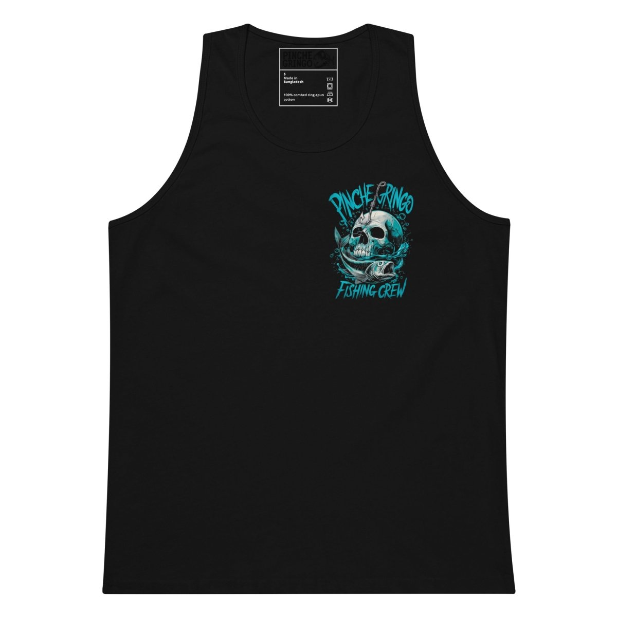 Pinche Gringo Fishing Crew Hook and Skull Tank - Pinche Gringo