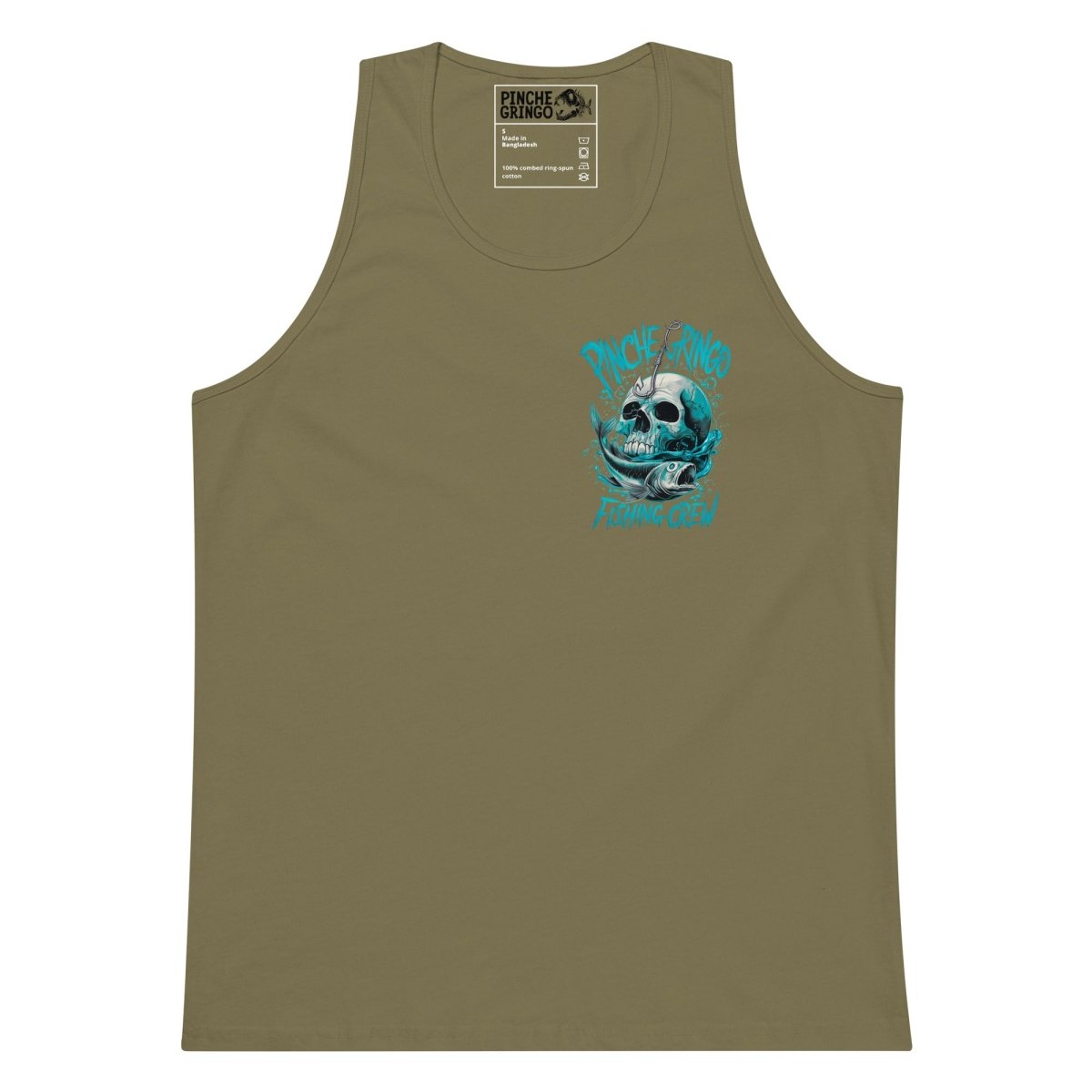 Pinche Gringo Fishing Crew Hook and Skull Tank - Pinche Gringo