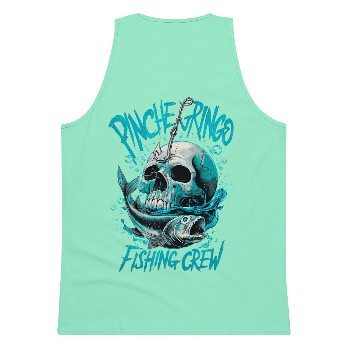 Pinche Gringo Fishing Crew Hook and Skull Tank - Pinche Gringo