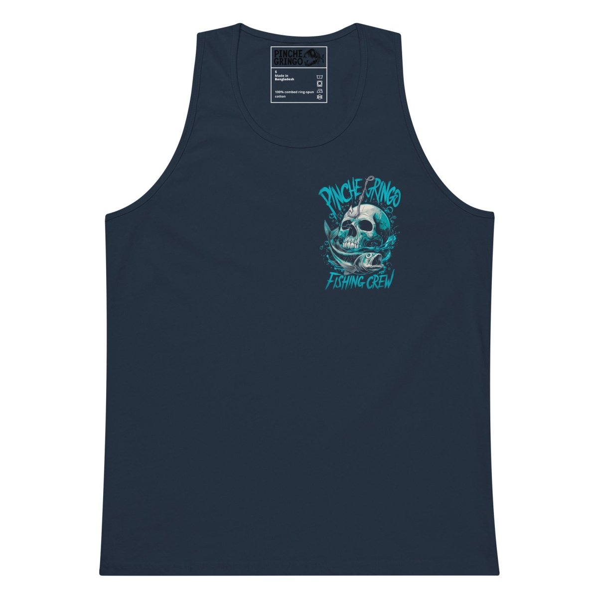 Pinche Gringo Fishing Crew Hook and Skull Tank - Pinche Gringo