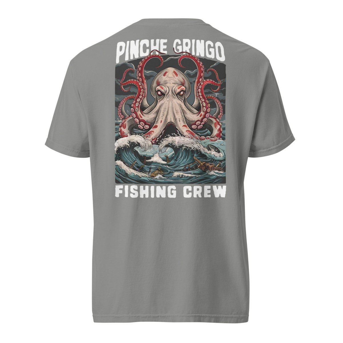 Pinche Gringo Fishing Crew Octoputo Shirt - Pinche Gringo